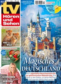 Titelbild der Ausgabe 4/2025 von TV Hören und Sehen. Diese Zeitschrift und viele weitere Programmzeitschriften als Abo oder epaper bei United Kiosk online kaufen.