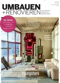 Titelbild der Ausgabe 4/2024 von Umbauen + Renovieren. Diese Zeitschrift und viele weitere Architekturzeitschriften und Bauzeitschriften als Abo oder epaper bei United Kiosk online kaufen.