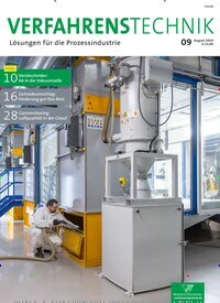 Titelbild der Ausgabe 9/2024 von Verfahrenstechnik. Diese Zeitschrift und viele weitere Industriemagazine und Handwerkmagazine als Abo oder epaper bei United Kiosk online kaufen.