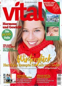 Titelbild der Ausgabe 1/2025 von Vital. Diese Zeitschrift und viele weitere Frauenzeitschriften als Abo oder epaper bei United Kiosk online kaufen.