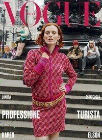 Titelbild der Ausgabe 8/2024 von Vogue Italien. Diese Zeitschrift und viele weitere Modemagazine und DIY-Magazine als Abo oder epaper bei United Kiosk online kaufen.