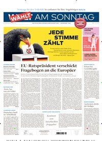 Titelbild der Ausgabe 8/2025 von Welt am Sonntag Gesamt Frühausgabe. Diese Zeitschrift und viele weitere Zeitungsabos als Abo oder epaper bei United Kiosk online kaufen.