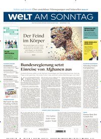 Titelbild der Ausgabe 7/2025 von Welt am Sonntag Gesamtausgabe. Diese Zeitschrift und viele weitere Zeitungsabos als Abo oder epaper bei United Kiosk online kaufen.