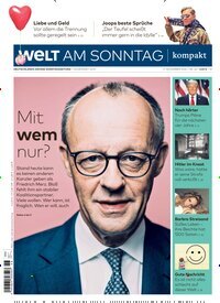 Titelbild der Ausgabe 46/2024 von Welt am Sonntag kompakt. Diese Zeitschrift und viele weitere Zeitungsabos als Abo oder epaper bei United Kiosk online kaufen.