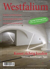 Titelbild der Ausgabe 4/2024 von Westfalium. Diese Zeitschrift und viele weitere Lifestylemagazine und Peoplemagazine als Abo oder epaper bei United Kiosk online kaufen.