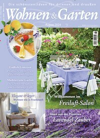 Titelbild der Ausgabe 8/2024 von Wohnen & Garten. Diese Zeitschrift und viele weitere Gartenzeitschriften und Wohnzeitschriften als Abo oder epaper bei United Kiosk online kaufen.