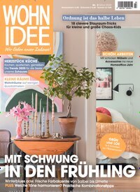 Titelbild der Ausgabe 3/2025 von Wohnidee. Diese Zeitschrift und viele weitere Gartenzeitschriften und Wohnzeitschriften als Abo oder epaper bei United Kiosk online kaufen.