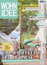 Titelbild der Ausgabe 8/2024 von Wohnidee. Diese Zeitschrift und viele weitere Gartenzeitschriften und Wohnzeitschriften als Abo oder epaper bei United Kiosk online kaufen.