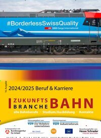 Titelbild der Ausgabe 1/2025 von Zukunftsbranche Bahn. Diese Zeitschrift und viele weitere Logistikmagazine und Medienmagazine als Abo oder epaper bei United Kiosk online kaufen.